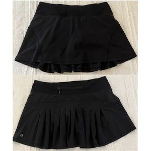 Lululemon Circuit Breaker Skirt/Skort - Black, sz 8